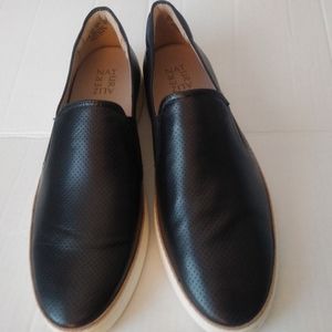 Naturalizer Women's Zola3 Black Leather Slip Ons